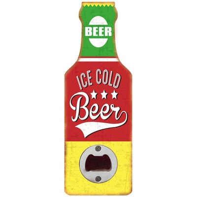 Ceduľa Otvárač na fľaše Ice Cold Beer