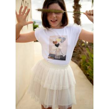 Image 1 of MAYORAL Тюлена пола в бежово покрита с глитери Майорал