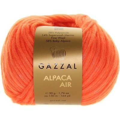 Příze Alpaca Air 93 oranžová