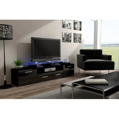 Cama meble Стойка за телевизор Cama EVORA 200 черен/черен гланц (EVORA CZ/CZ)