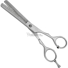 M-SG-127 nůžky na vlasy efilační s opěrkou 6,5" 16 cm matné