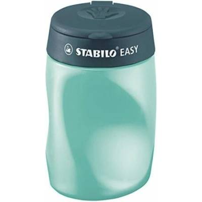 Strúhadlo, trojdierkové, so zásobníkom, pre ľavákov, STABILO "Easy", olejové zelené