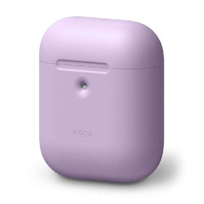 Силиконов калъф за Apple Airpods 2 with Wireless Charging Case - Elago Airpods Silicone Case (лилав) (EAP2SC-LV)