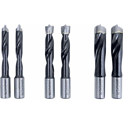 FARTOOLS sada vrtáků pro kolíkovačku 6ks (2*6mm,2*8mm,2*10mm) 115798