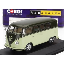 Vanguards Volkswagen T1 Minibus Campervan 1964 2 Tóny Zelené 1:43