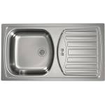 Alveus Basic - Мивка 78x44 см, от неръждаема стомана 1136531 (1136531) Мивка за вграждане