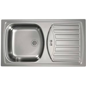 Alveus Basic - Мивка 78x44 см, от неръждаема стомана 1136531 (1136531) Мивка за вграждане