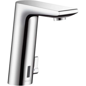 Hansgrohe Metris S - Електронен смесител за мивка с контрол на температурата с мрежово свързване 230 V, хром 31102000 (31102000)