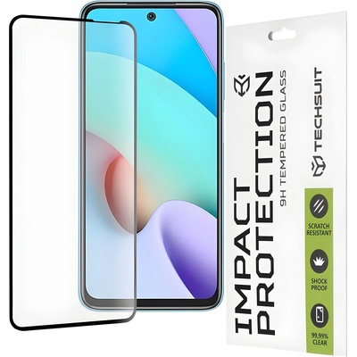 Techsuit защитно пълно покриващо стъкло 111D за Xiaomi Redmi 10/Redmi 10 2022 - Черен KP36621 (36621)