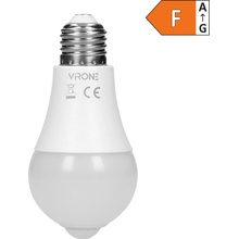 Virone LED žárovka E27, 230V, 12W, 1480lm, 4000k, neutrální bílá, 25000h, se senzorem pohybu