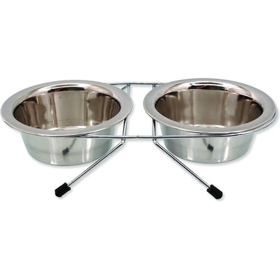 PLAČEK Stojánek DOG FANTASY nerezová souprava 2 x 380 ml 0,76 l