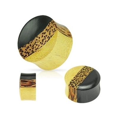 Šperky4U dřevěný plug PL01055-06