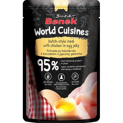 Super Benek World Cuisines Holandský guláš s kuracím mäsom v vaječnom želé 100 g