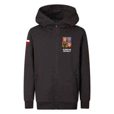 Czech Hoody Zip Jr antracit