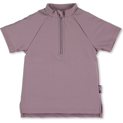 Sterntaler Детска плажна тениска от ликра Sterntaler Kid's Short-Sleeve Swim Shirt Half Zip Lycra - Light Pink - размер 110/116 (EU) (750-1763-0114)