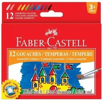 Faber-Castell Темперни бои 12 цвята faber-castell 1017100020