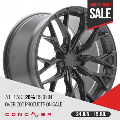 CONCAVER CVR1 8,5x19 BLANK ET45 carbon graphite