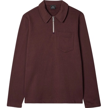 Paul Smith Men's Flower 1/2 Zip Fleece - Red 29