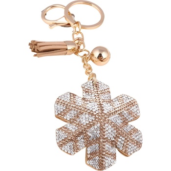 HARAHU Ключодържател Снежинка - Кафяв kp2767 (2767)
