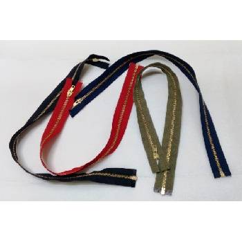 Zip mosazný 80 cm