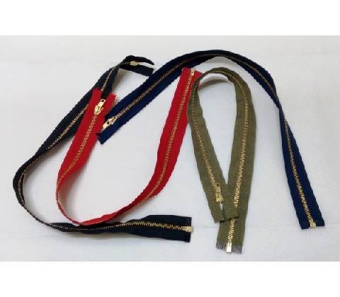 Zip mosazný 80 cm