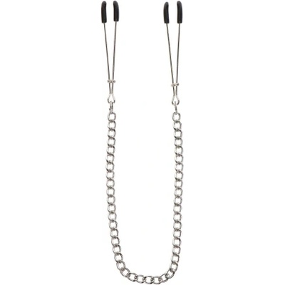 Taboom Метални щипки за зърна с верига в сребристо Taboom