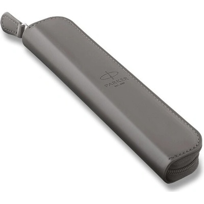 Parker PU zip šedé
