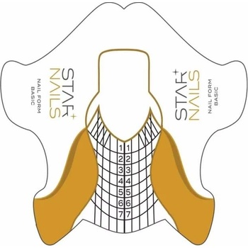 Starnails Basic šablony na nehty 100 ks