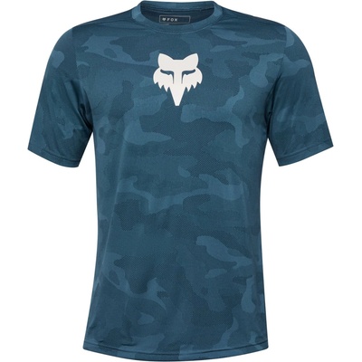 Fox RANGER TRU DRI SS tmavo modrá biela Pánsky