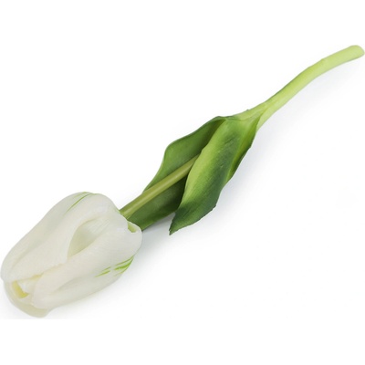 Umělý tulipán - bílá
