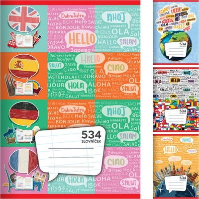 JUNIOR Zošit A5 linajkový 534 Slovníček