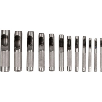 Sada priebojníkov na kožu, 12 ks - HT391112