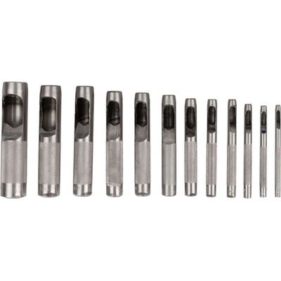 Sada priebojníkov na kožu, 12 ks - HT391112