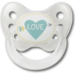 Dentistar Силиконова залъгалка с халка Dentistar - Любов, размер 2 (22291) - baby