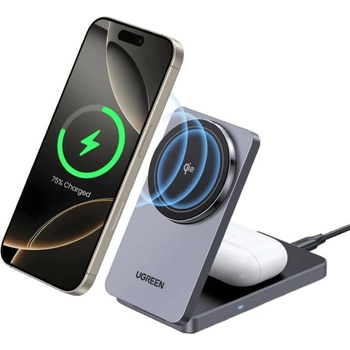 UGREEN Безжично зарядно Ugreen W706, 15W, 2 в 1 (W706)