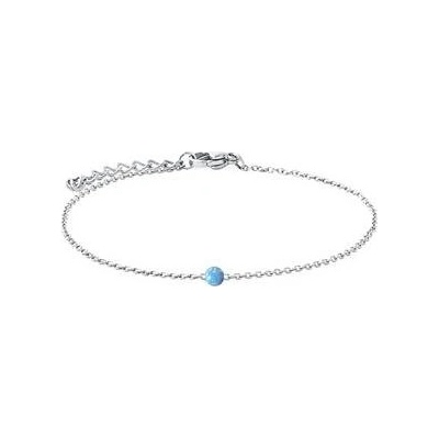 Nubis ocelový náramek s opálem kulička NBP74-OP26