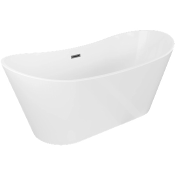 Mexen Montana 150x75 cm white/gun metal (52011507500-95)