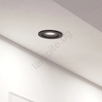 EGLO 902244 - Комплект от 3 LED вградени точкови осветителни тела BARRANCO 1xGU10/4, 5W/230V черни (EG902244)