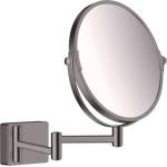 Hansgrohe AddStoris - Козметично огледало за стена, полиран черен хром 41791340 (41791340)