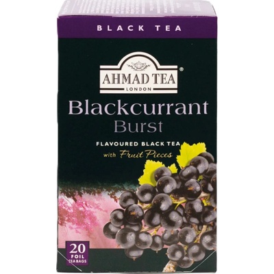 Ahmad Tea Blackcurrant Burst černý porcovaný čaj 20 x 2 g