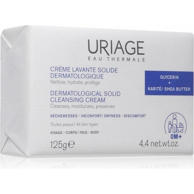 Uriage Derm Phy Dermatological Solid cleansing cream jemný čistiaci krém 125 g