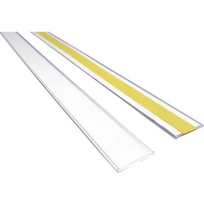 Manutan Expert držák etiket na regály, samolepicí, 38 x 100 mm