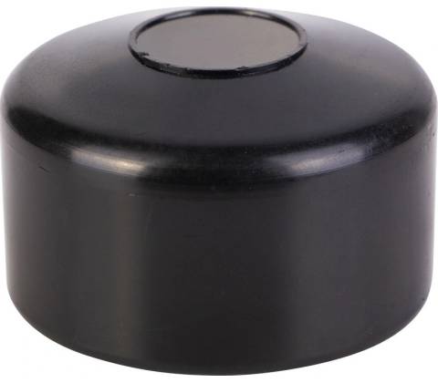 Čepička PVC ø 48 mm černá