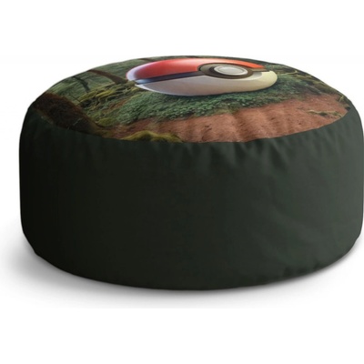 Sablio Taburet Circle Pokemon ball Les: 40x50 cm