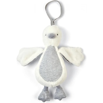 Mamas & Papas Плюшена играчка Mamas & Papas - Chime Duck, Grey (7609HG401)