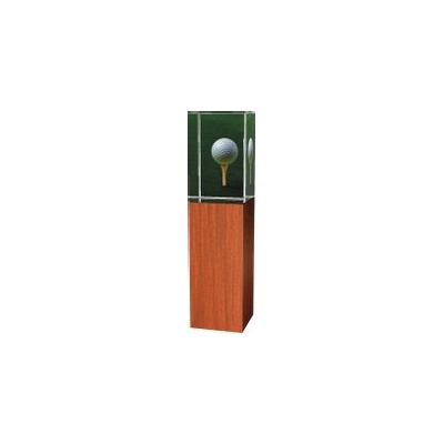 Poháry Bauer Golfová trofej - kombinace skla a dřeva CRG4021M3 Golf