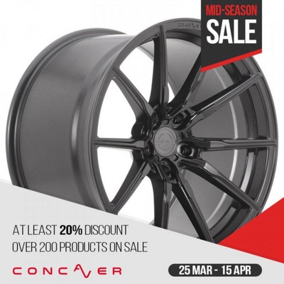 CONCAVER CVR4 9,5x20 5x114,3 ET0-33 carbon graphite