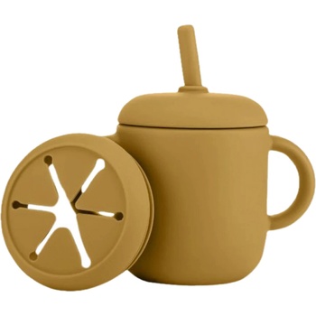 Image 1 of Reer Силиконова чаша 2 в 1 Reer - 180 ml, жълта (NEW024092)