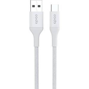 Epico Braided Cable 1.2m USB-C to USB-A - white (K-9915141100004)