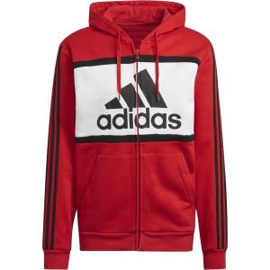 Adidas Суичър Adidas Men's Black Hoodie - Red
